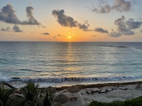 View at sunrise