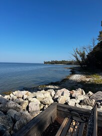 View from one of the fire pits during the day