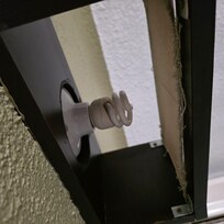 Dust accumulated for bad maintenance; this sconce is right above the bedroom headboard and caused me bad allergies