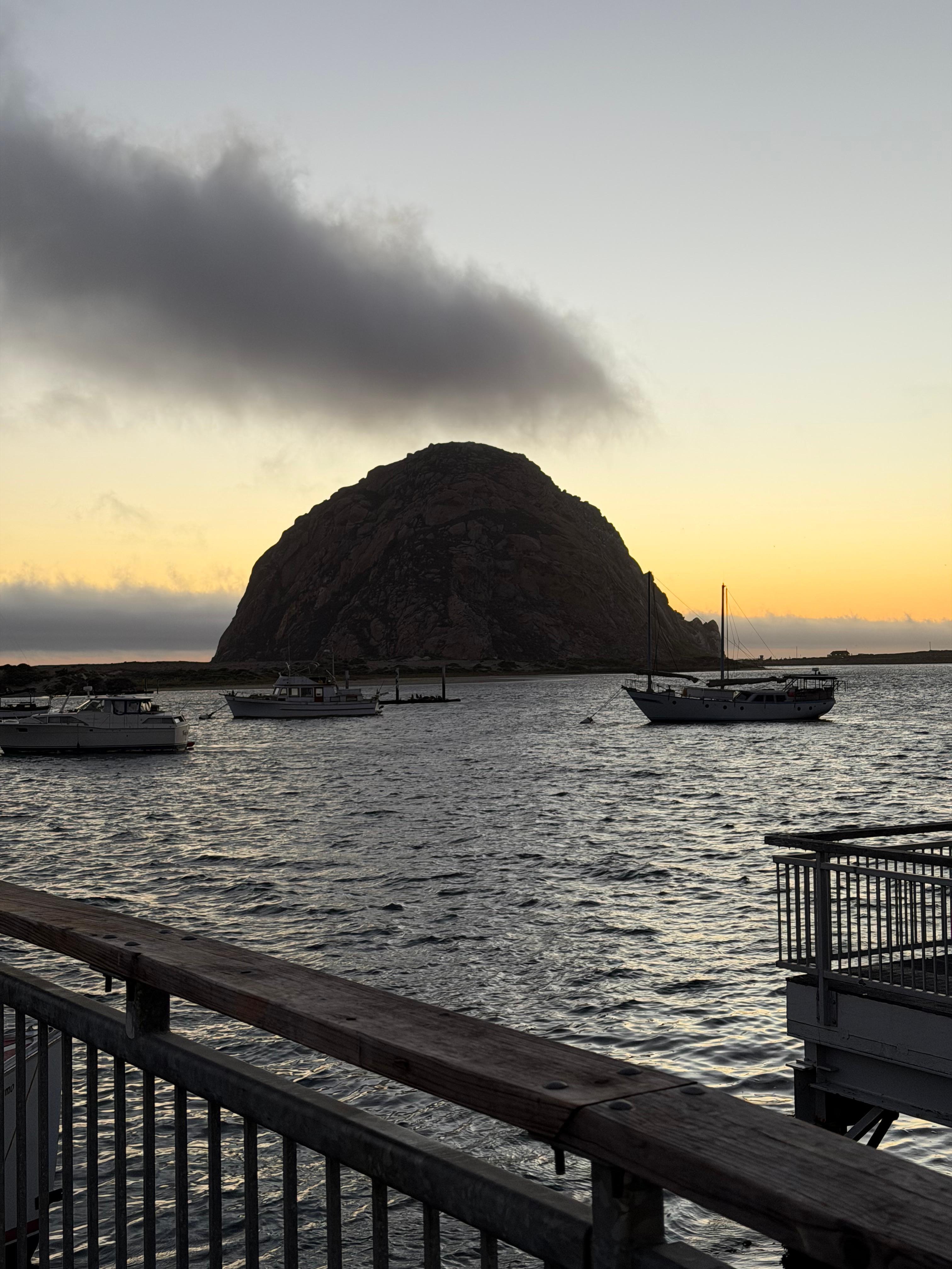 Sunset at Morro Rock