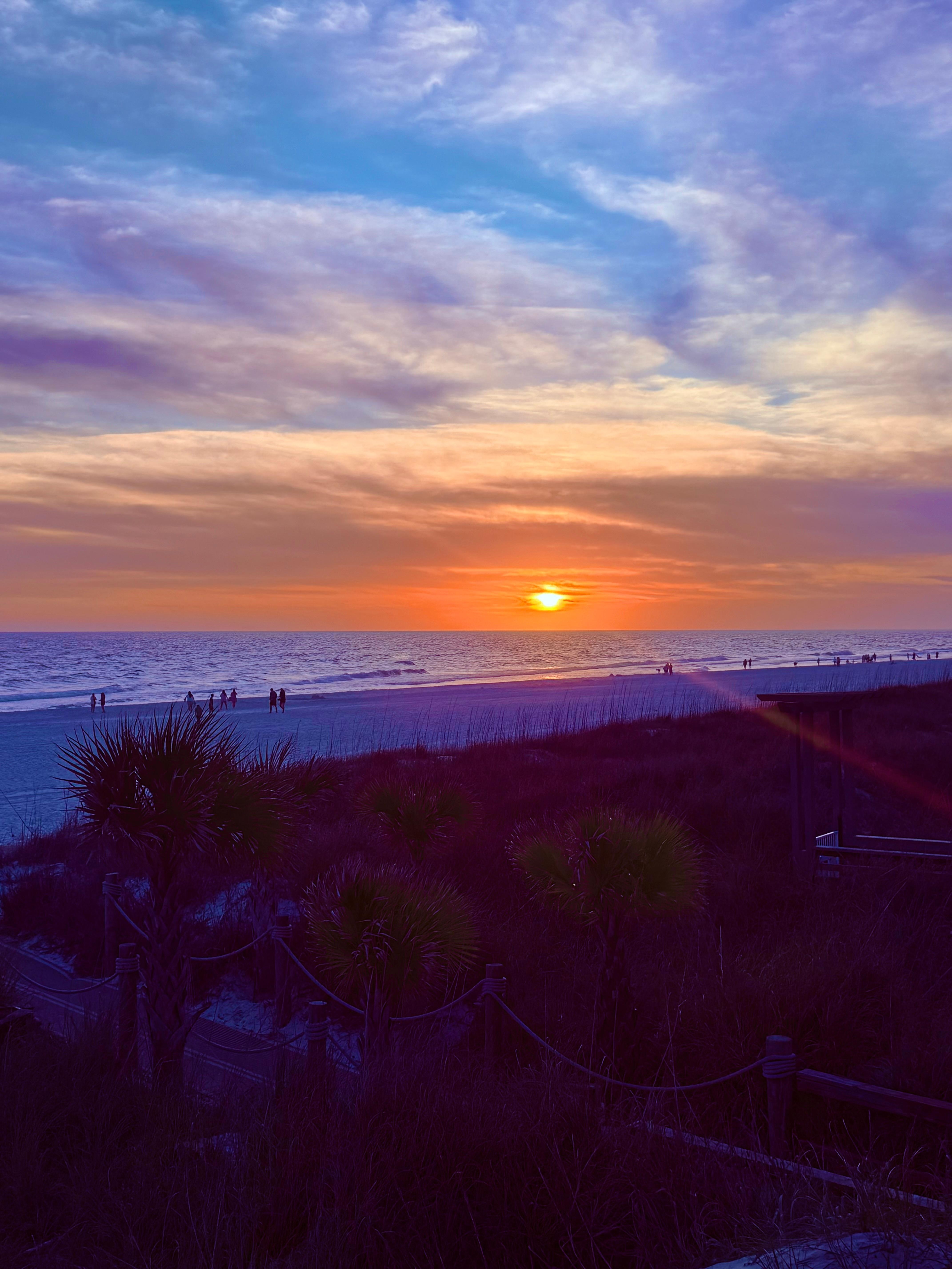 Sunset from the patio