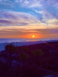 Sunset from the patio