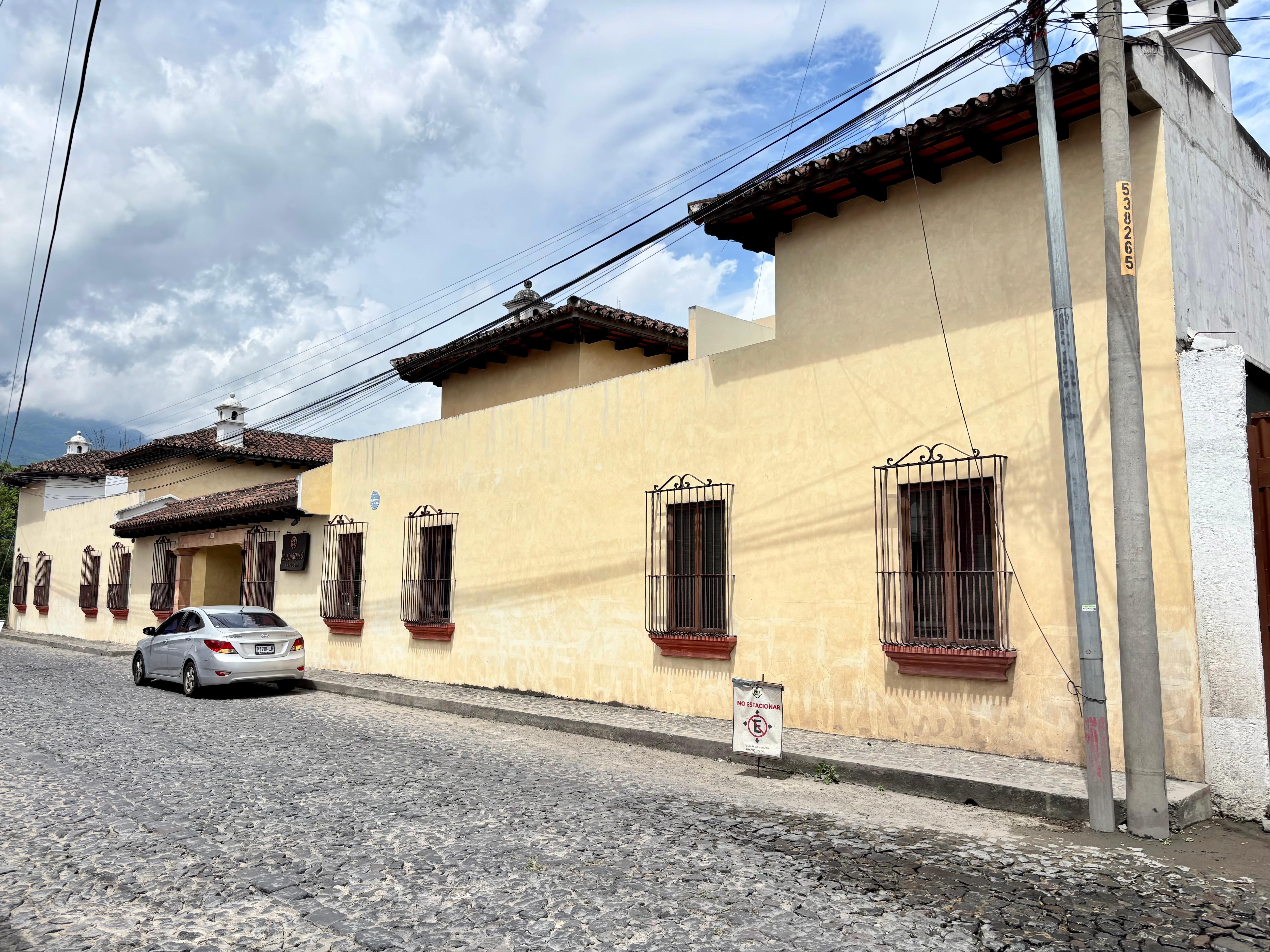 The front of the hotel 