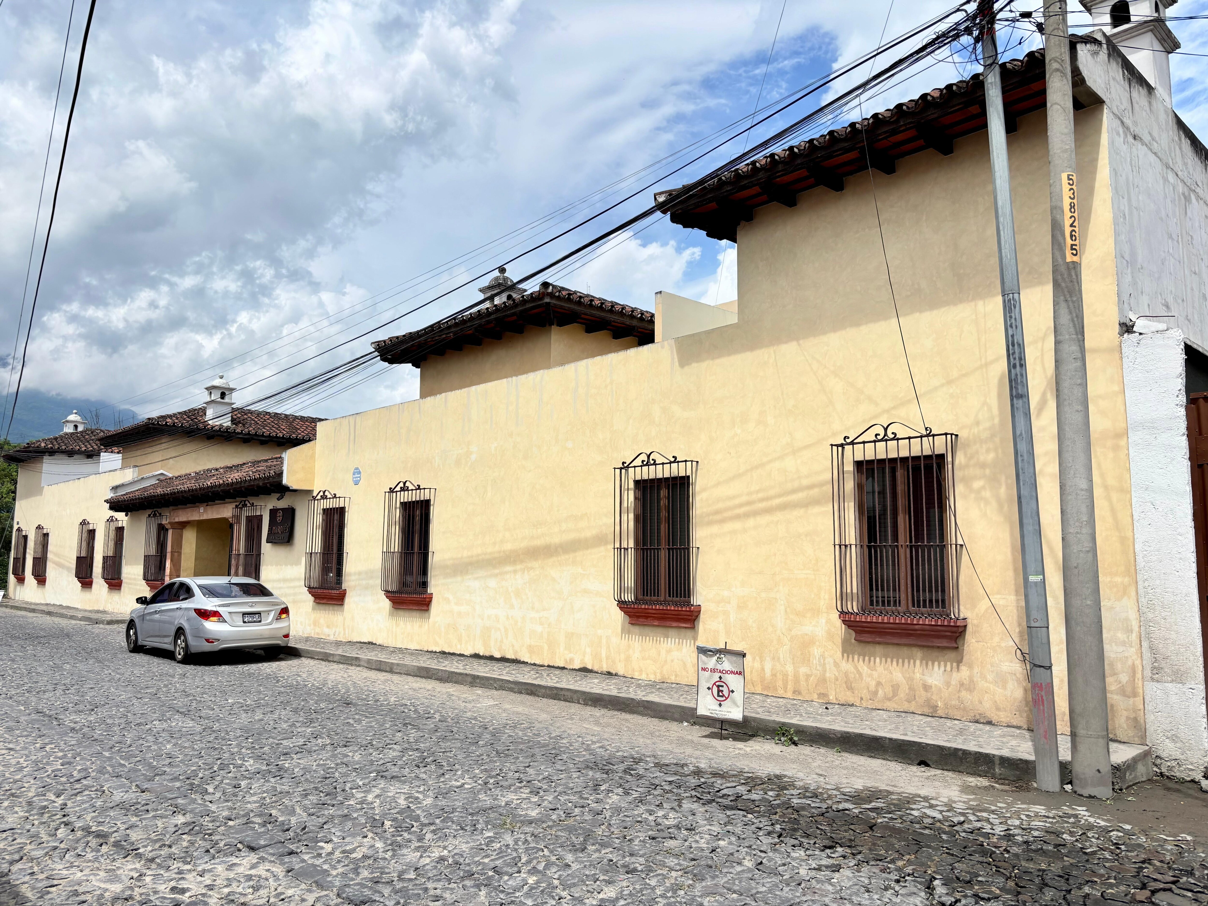 The front of the hotel 