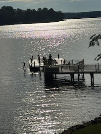 Jump off the dock easily!