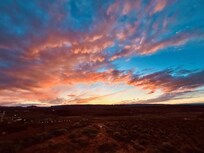 Sunset from the back deck