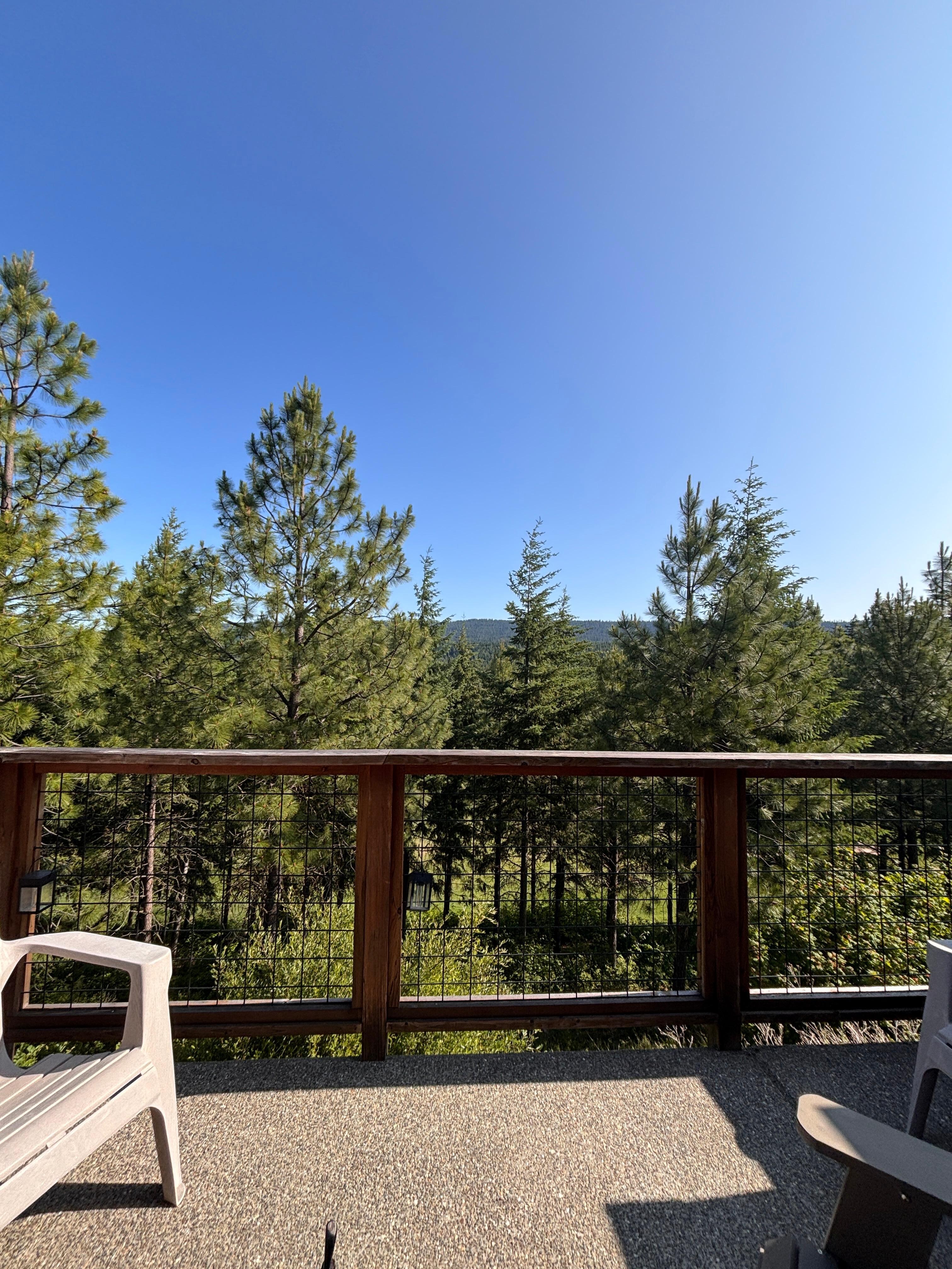 View from the balcony. 