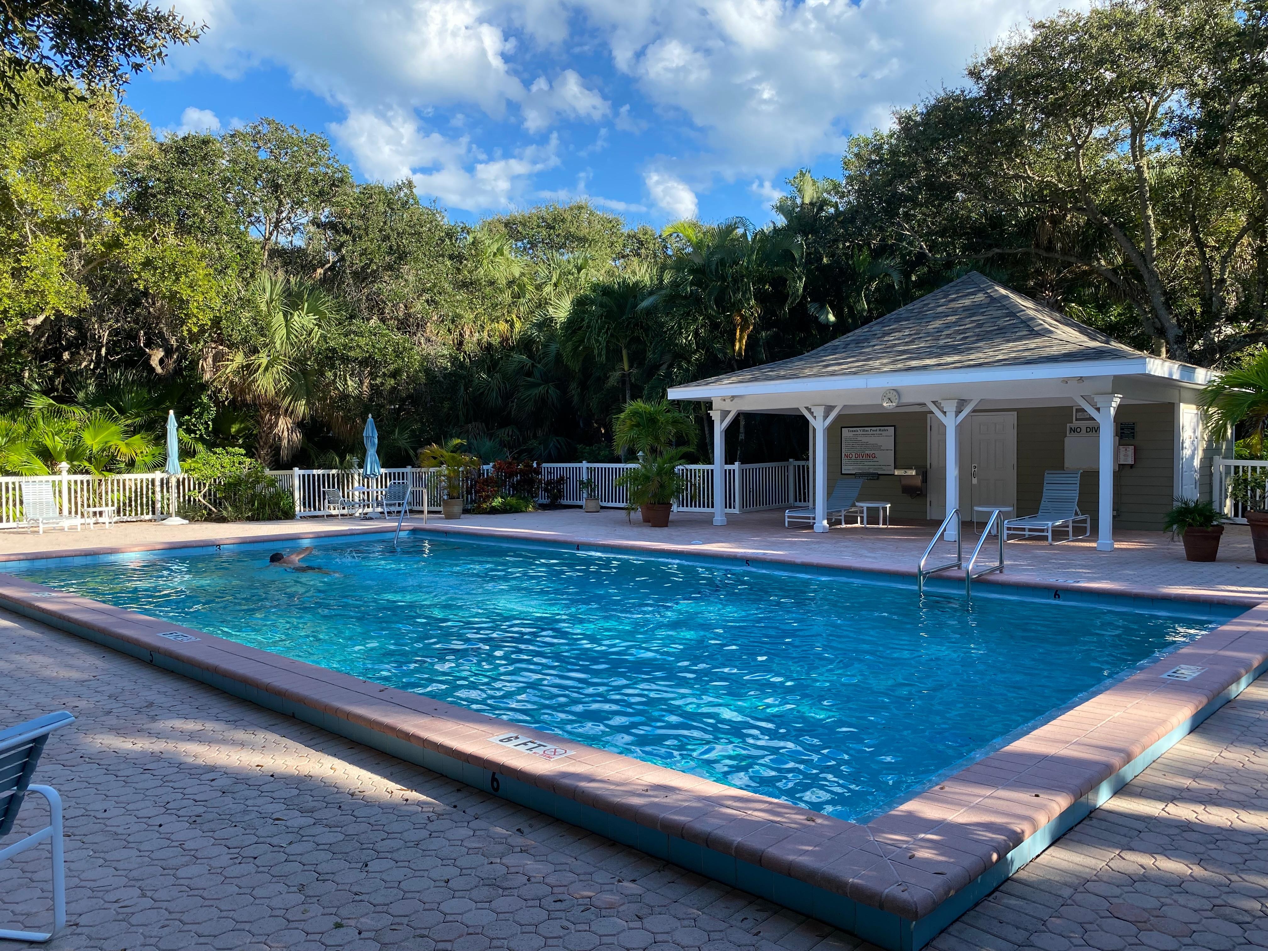 Pool (there are restrooms / grill)