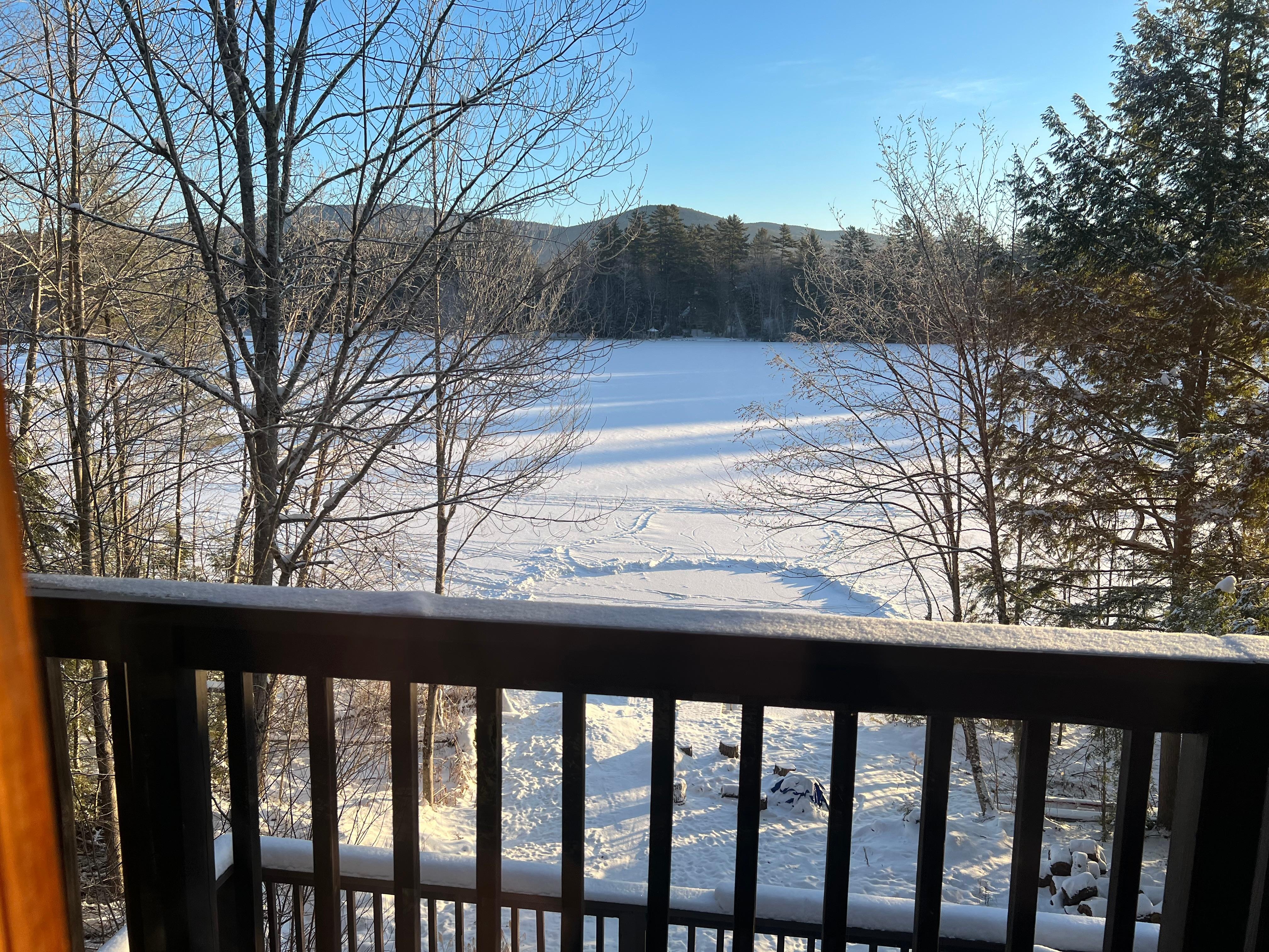 View while sipping coffee in the morning 