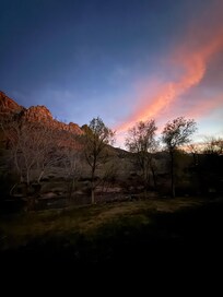 Sunset view from our deck 