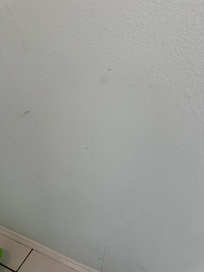 Some of the dirty walls