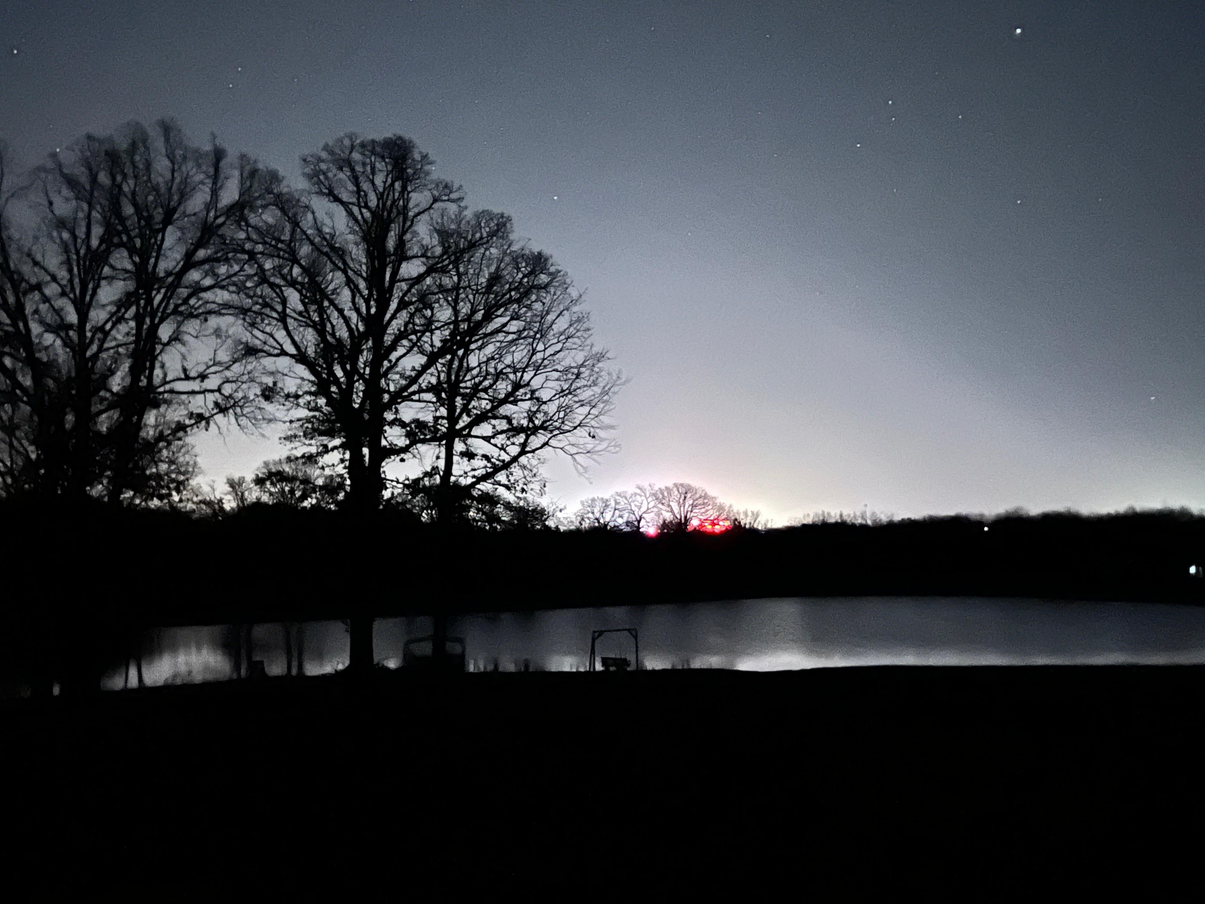View from the back porch