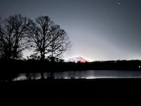 View from the back porch