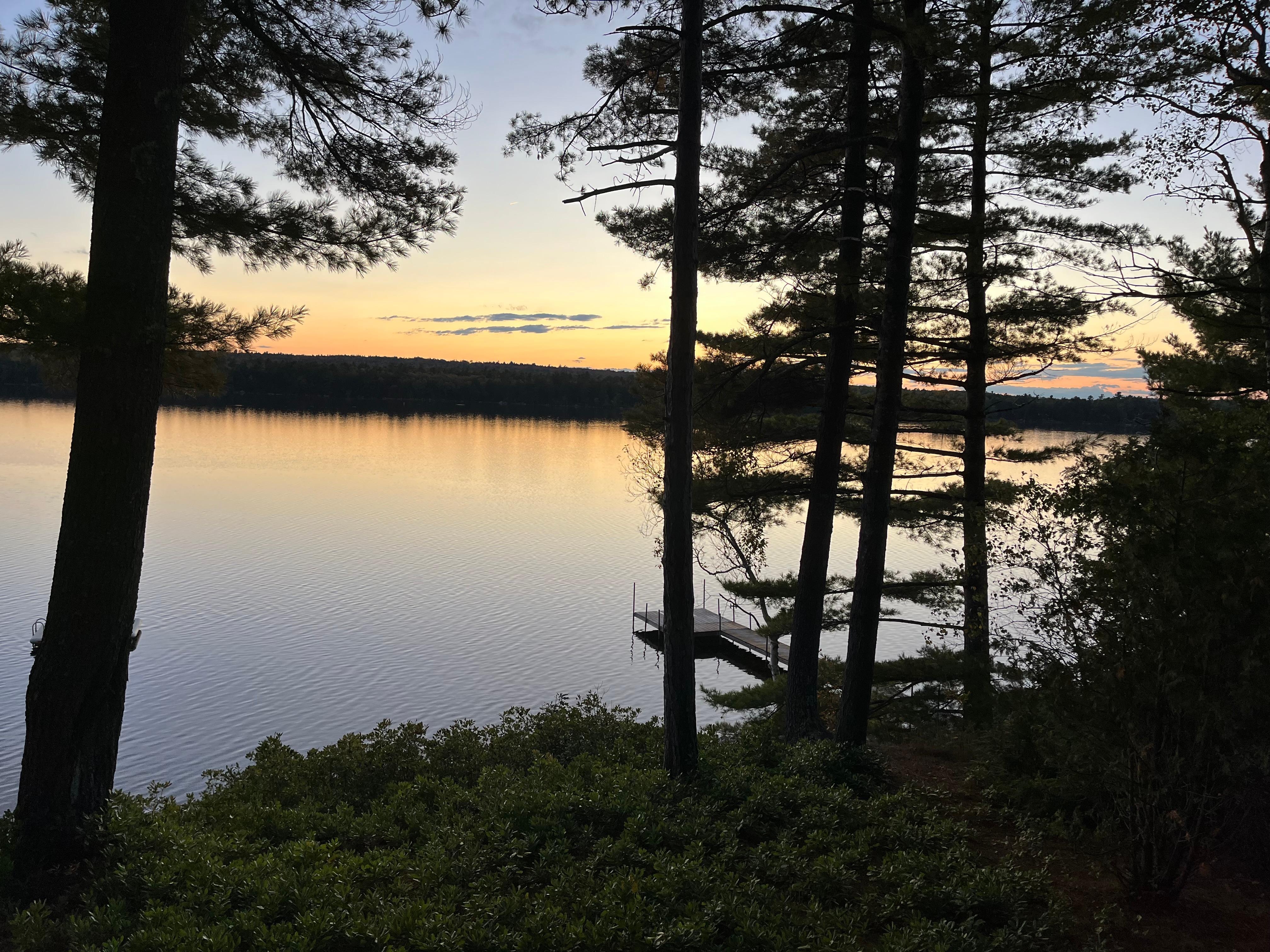 Evening sky from cabin
