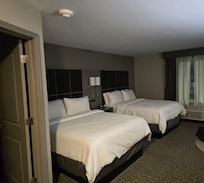 Clean, quiet, and comfortable sleeping area...