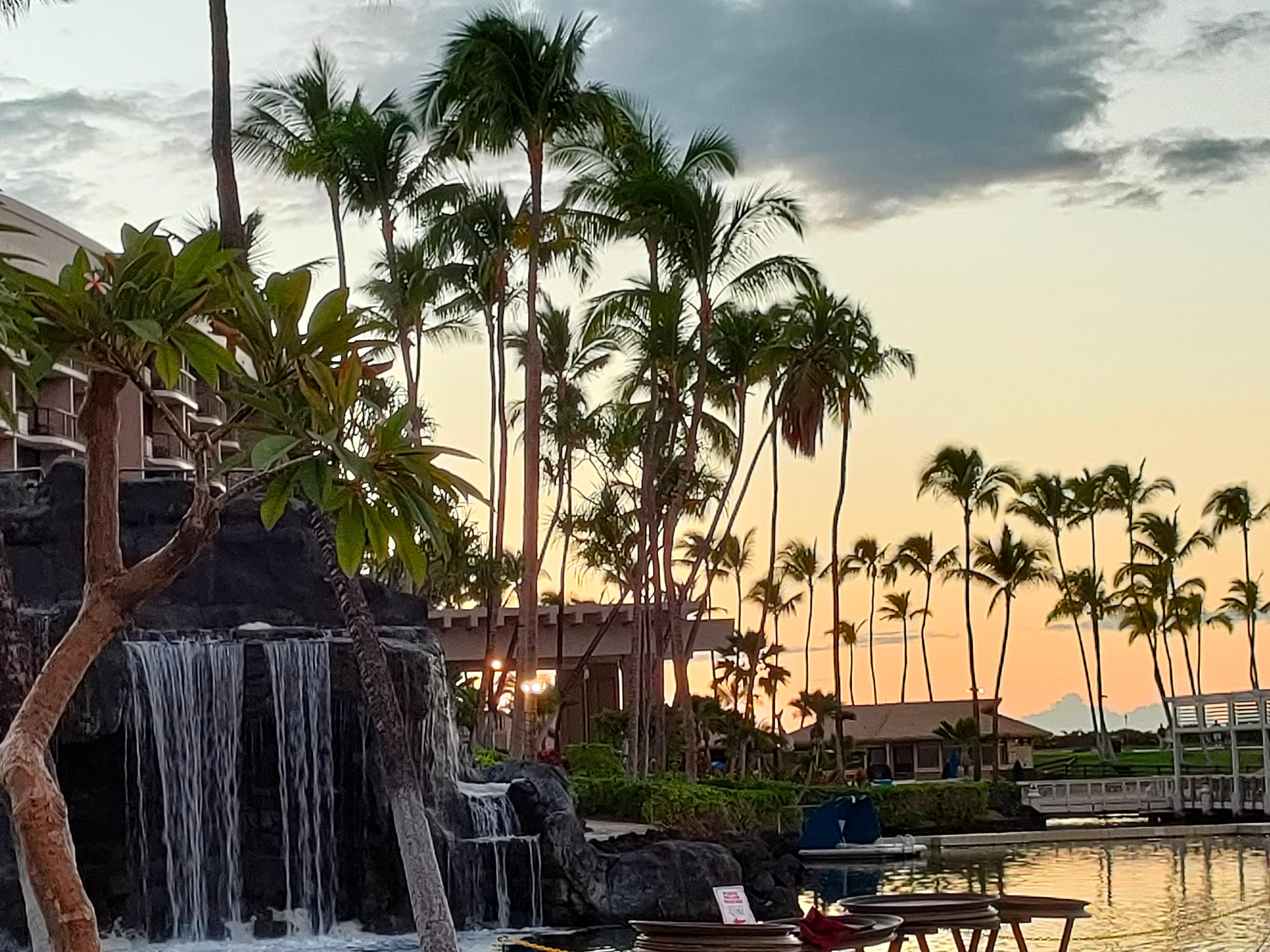 夕焼けもとてもきれいでした。