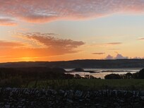 Sunrise - view from the cottage