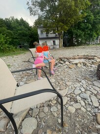Loved walking on the rock beach and finding cool rocks and then skipping rocks on the water