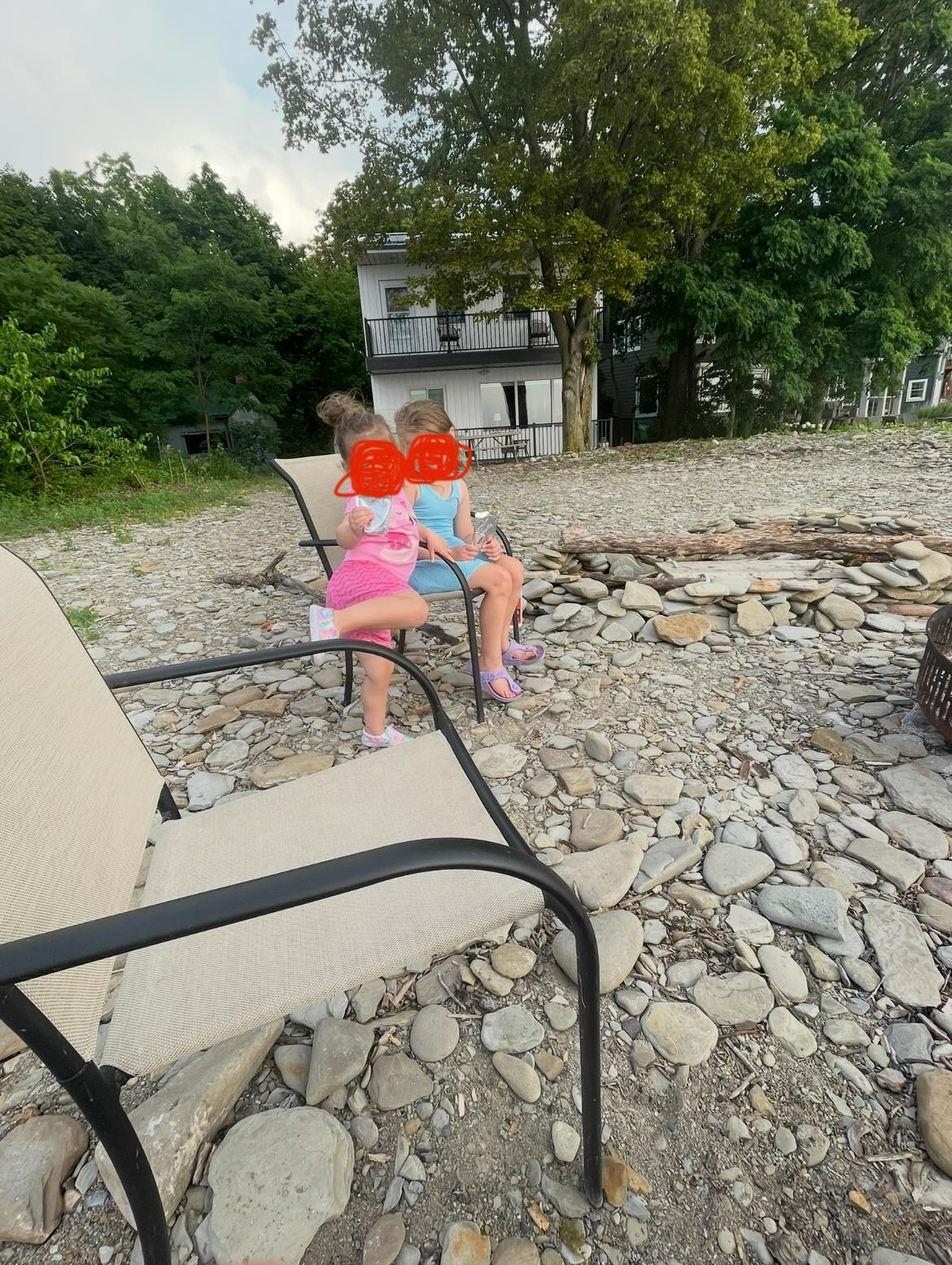 Loved walking on the rock beach and finding cool rocks and then skipping rocks on the water