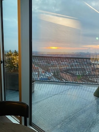 Utsikten fra frokostsalen 17 etg