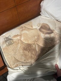 nasty stained mattress