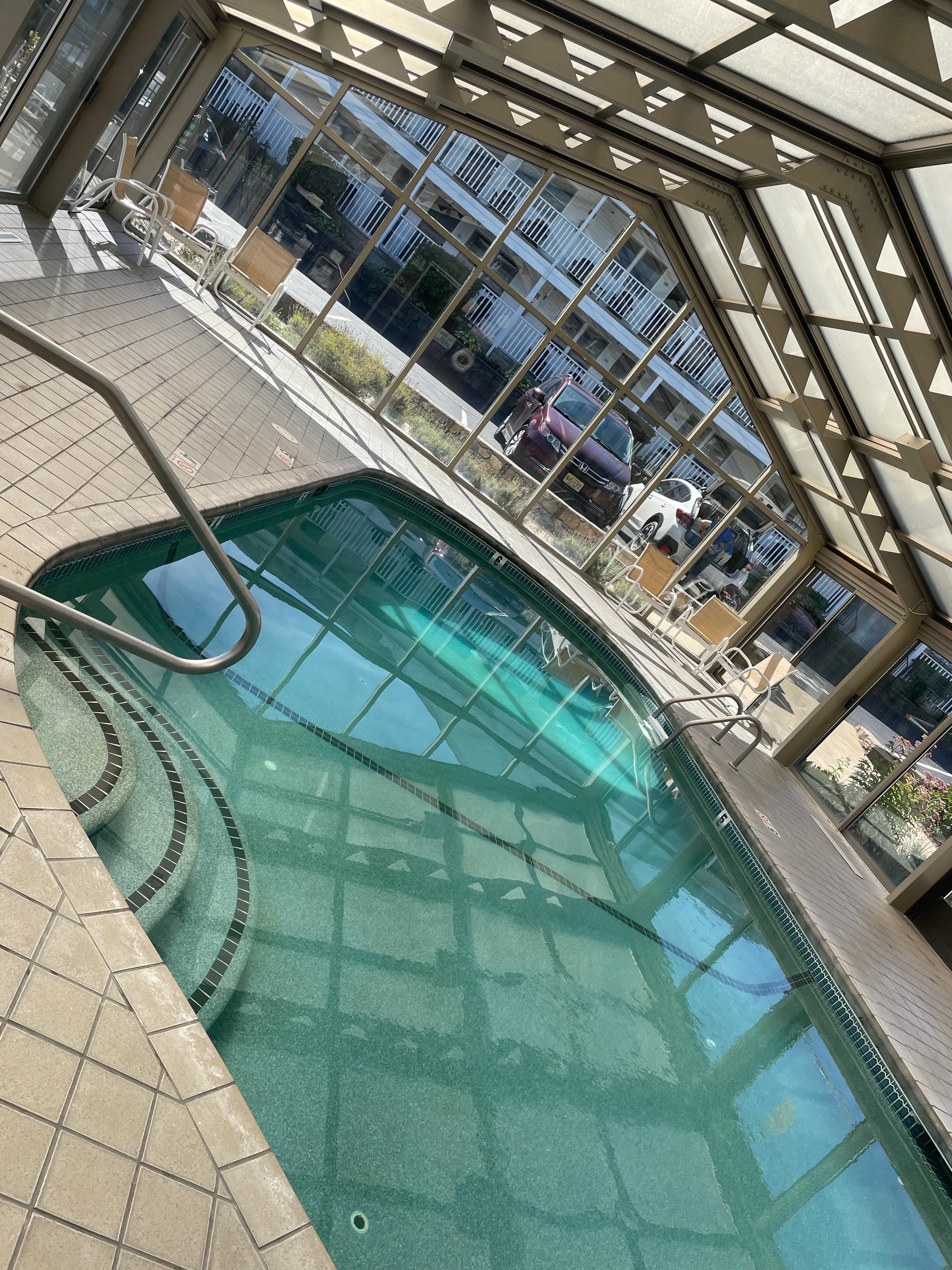 The indoor pool