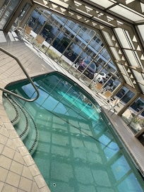The indoor pool