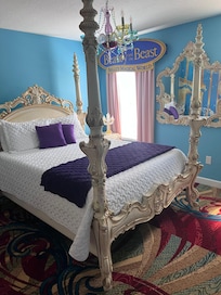 Beauty & the Beast themed bedroom upstairs