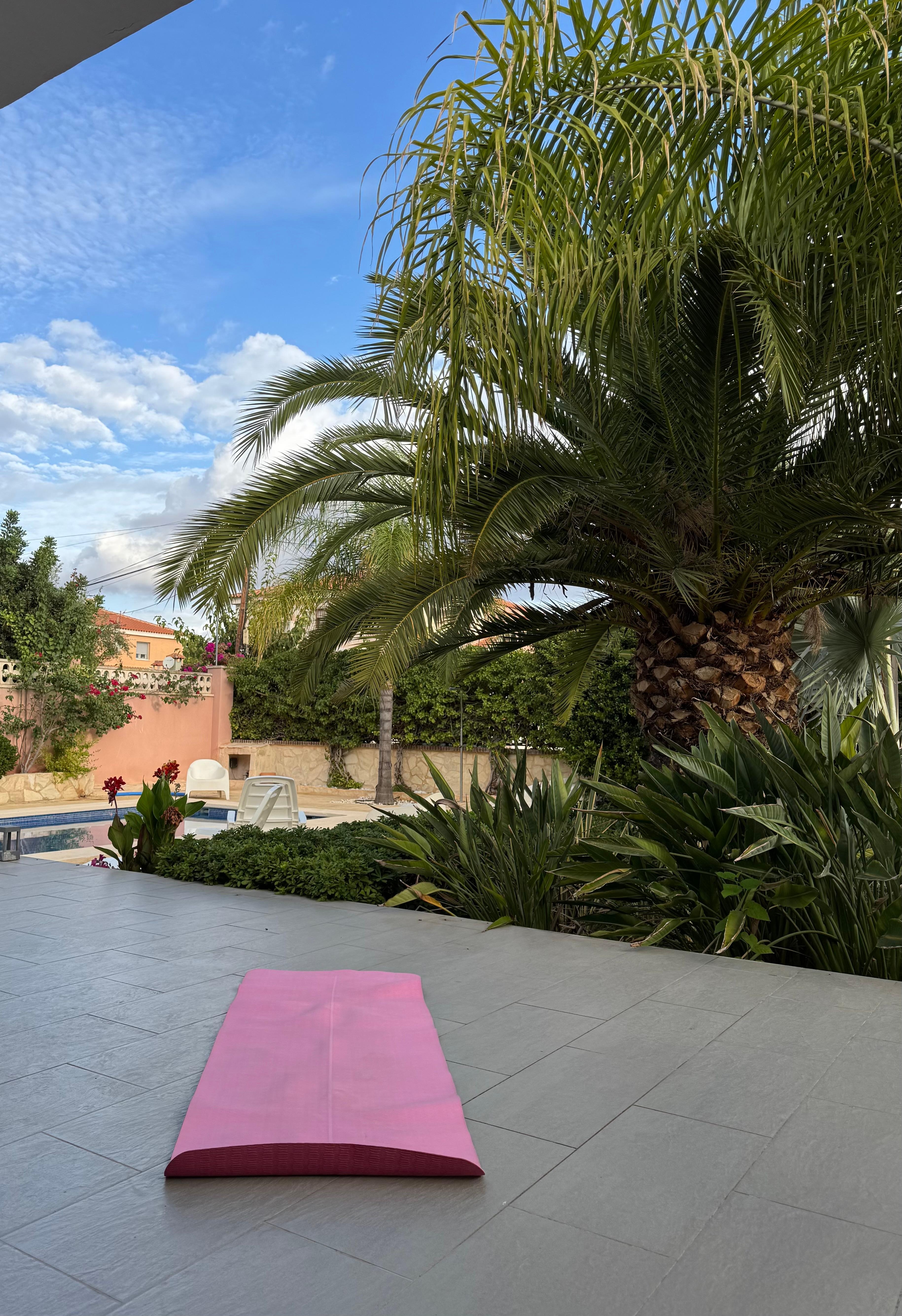 My yoga spot for the morning! 