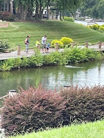 Directly outside condo.