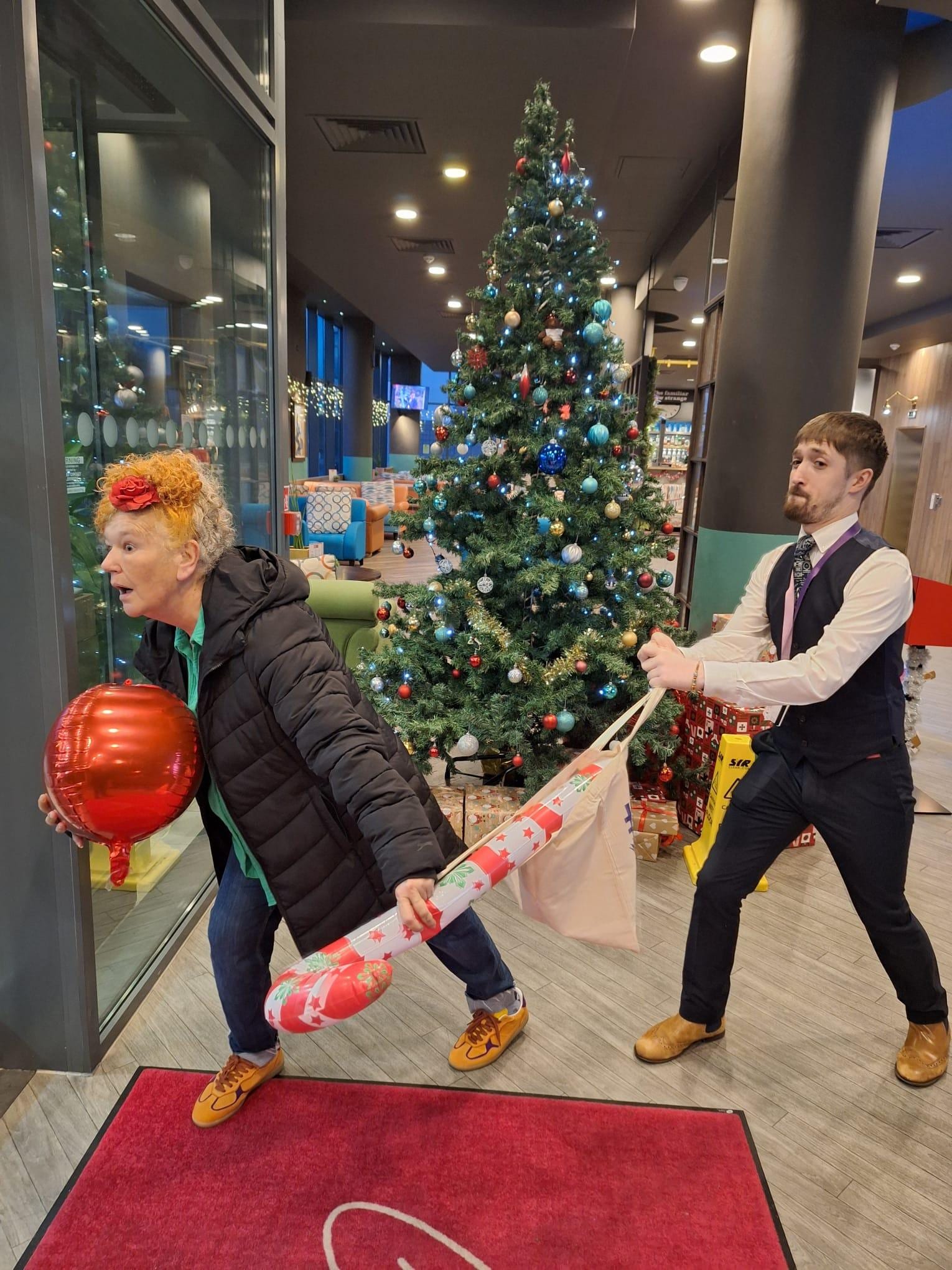 Fun with reception staff!!