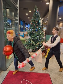 Fun with reception staff!!