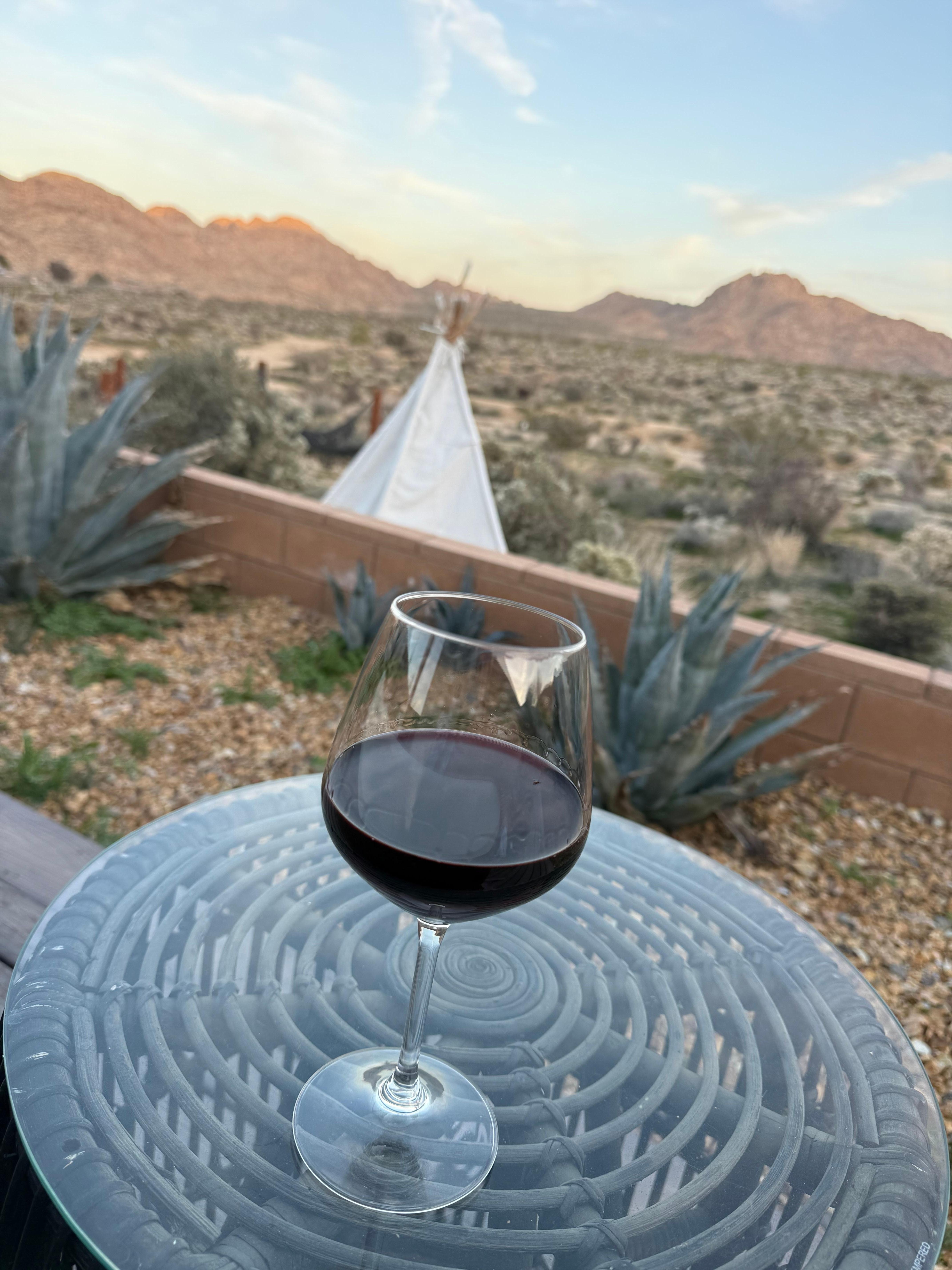 View from the hot tub