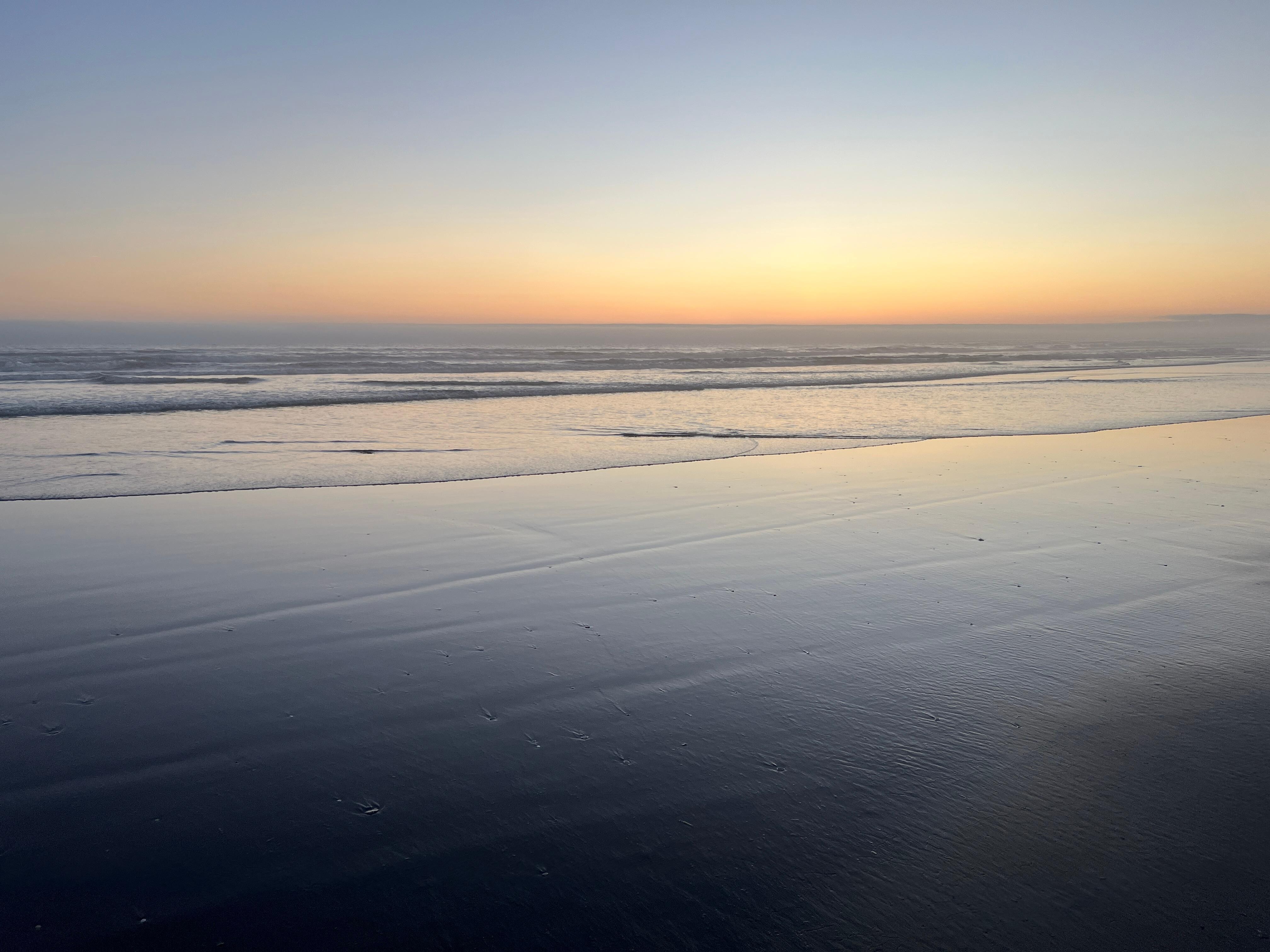 Sunset beach.