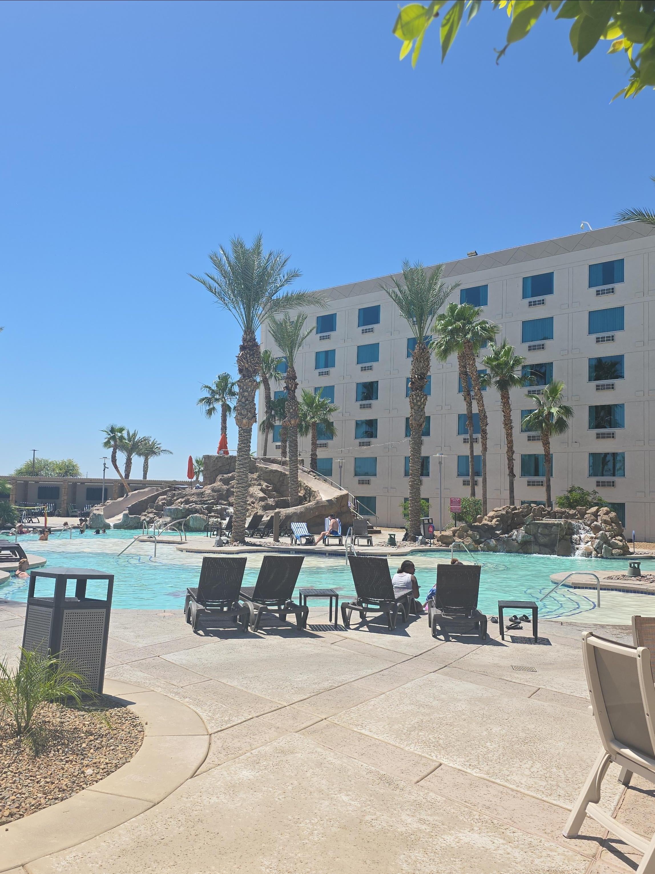 Waterslide pool