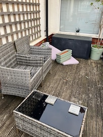 The terrace