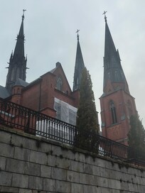 Uppsala Domkyrka var en succe o endast 2 min promenad ifrÄn hotellet!