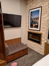 Bedroom with bench