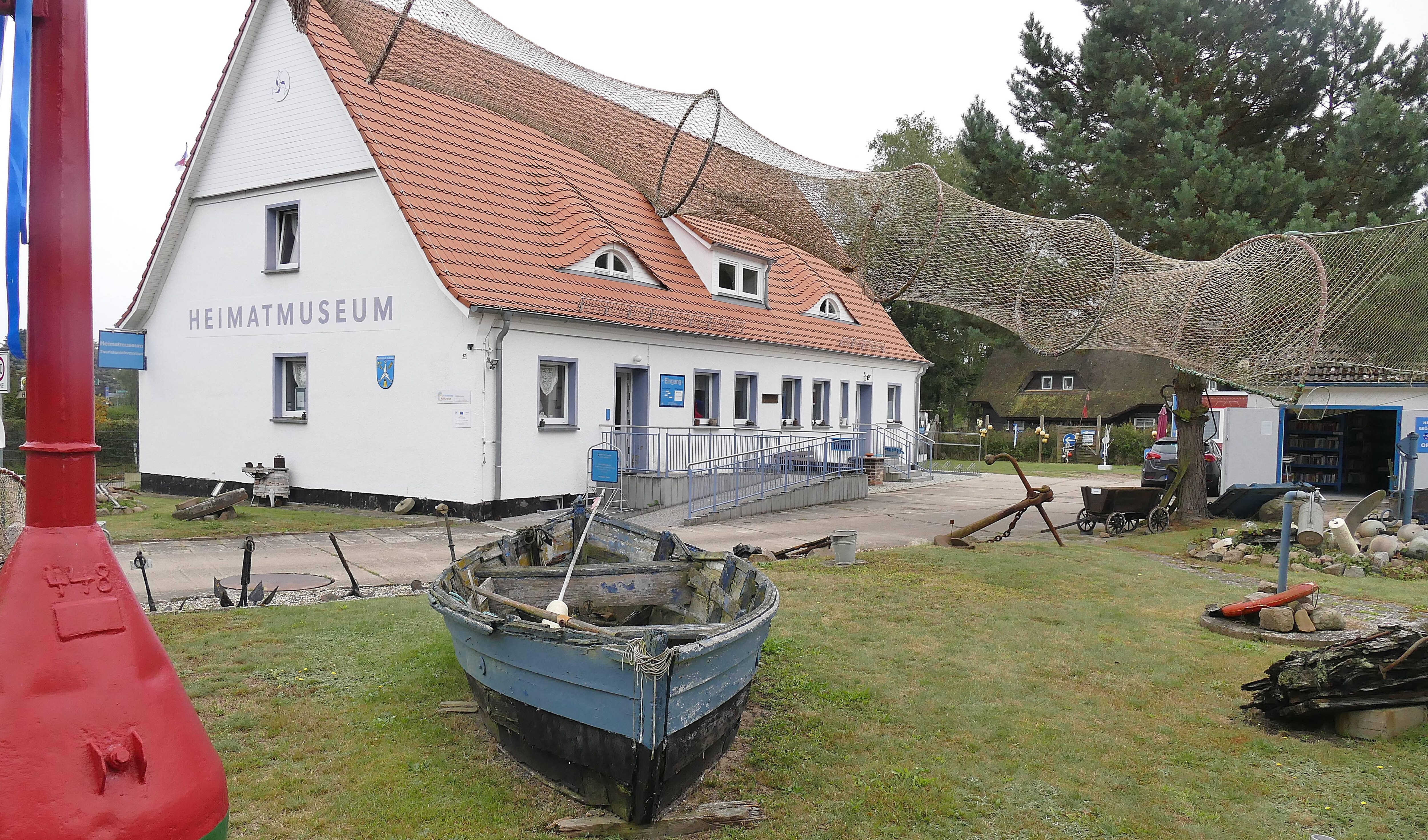 Das entzückende Heimatmuseum in Freest.