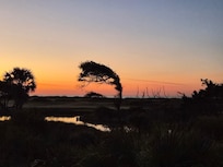 Sunrise over the Kiawah Ocean Course.