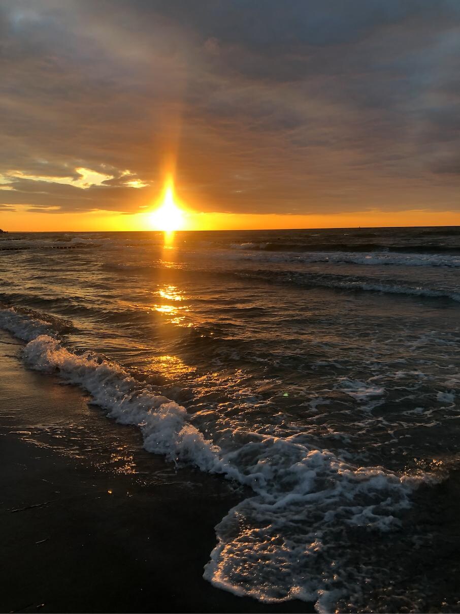 Sonnenuntergang in Zingst