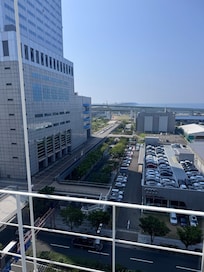 From the room window