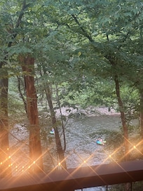 Back porch looking at the river.