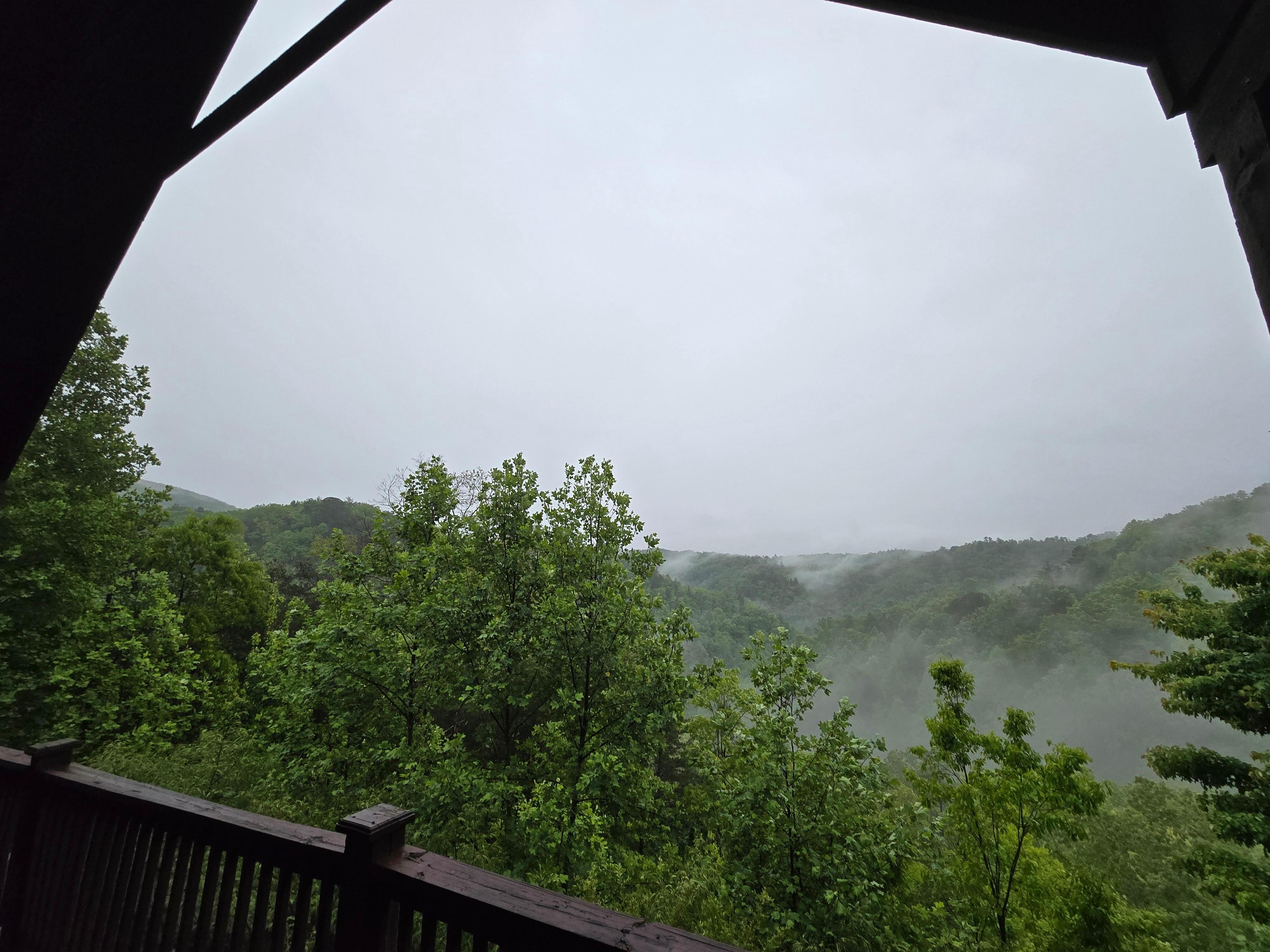 Smoky Mountains from the cabin.