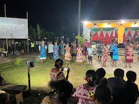 Young Christian dancers
