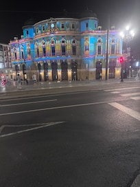 Right opposite the hotel
