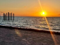 Sunrise from the hotel beach.