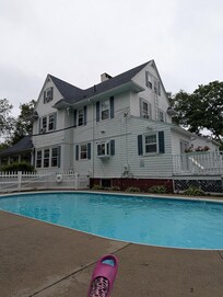 Outside of Birches and Pool