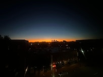 View from the living room at sunrise 🌅