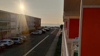 Early morning on the balcony at Spinnaker